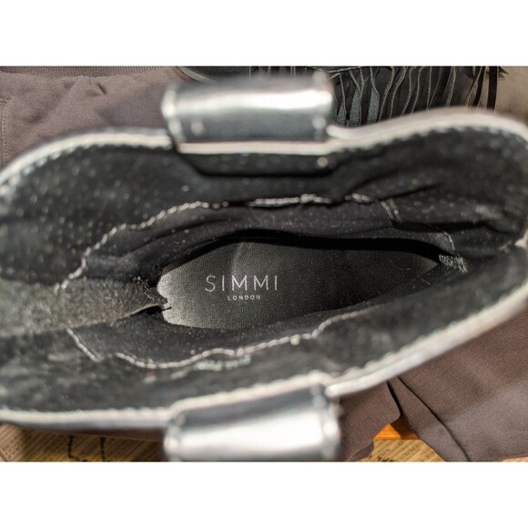 NEW Dolls Kill Simmi Darii Fringe Ankle Boots Women's Sz 8 Black Western Grunge - Picture 11 of 11